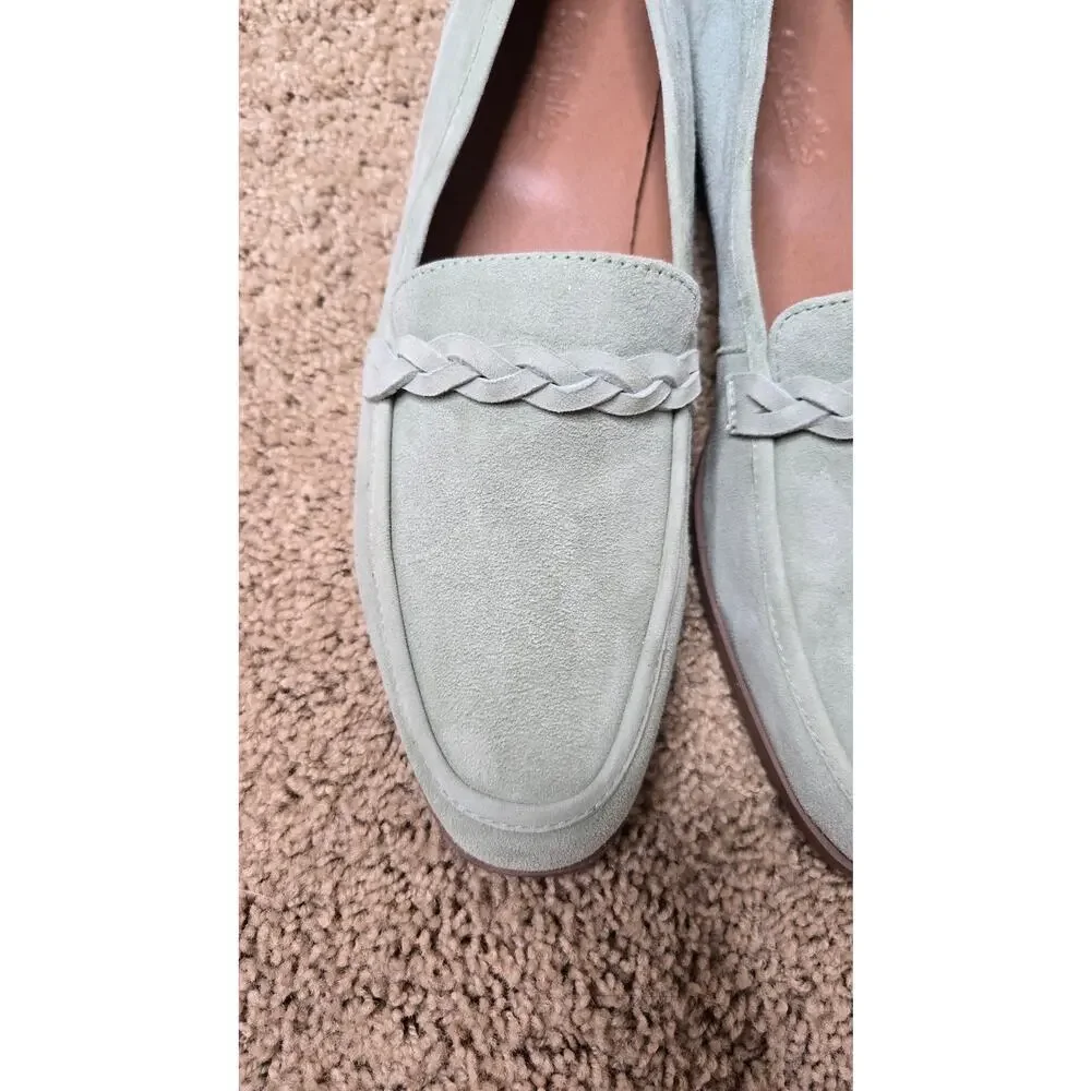 SEYCHELLES Afternoon Stroll Suede Loafer Sage Size 8.5